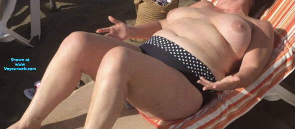 Pic #1On The Beach - Beach, Big Tits, Outdoors, Beach Voyeur