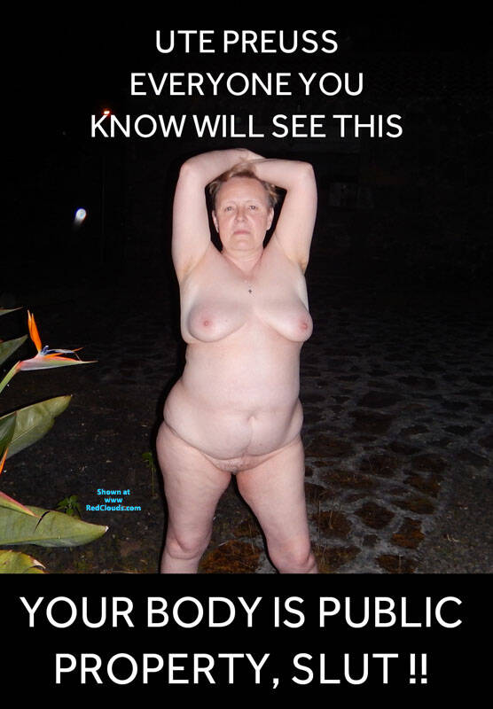 Pic #1Ute Preuss Meine Webschlampe - Nude Amateurs, Big Tits, Mature, Amateur