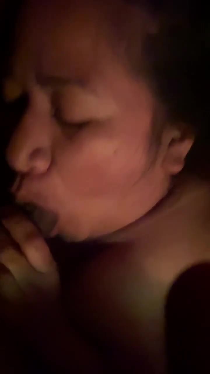 Pic #1Maria Sucks Dick - Brunette, Blowjob, Amateur