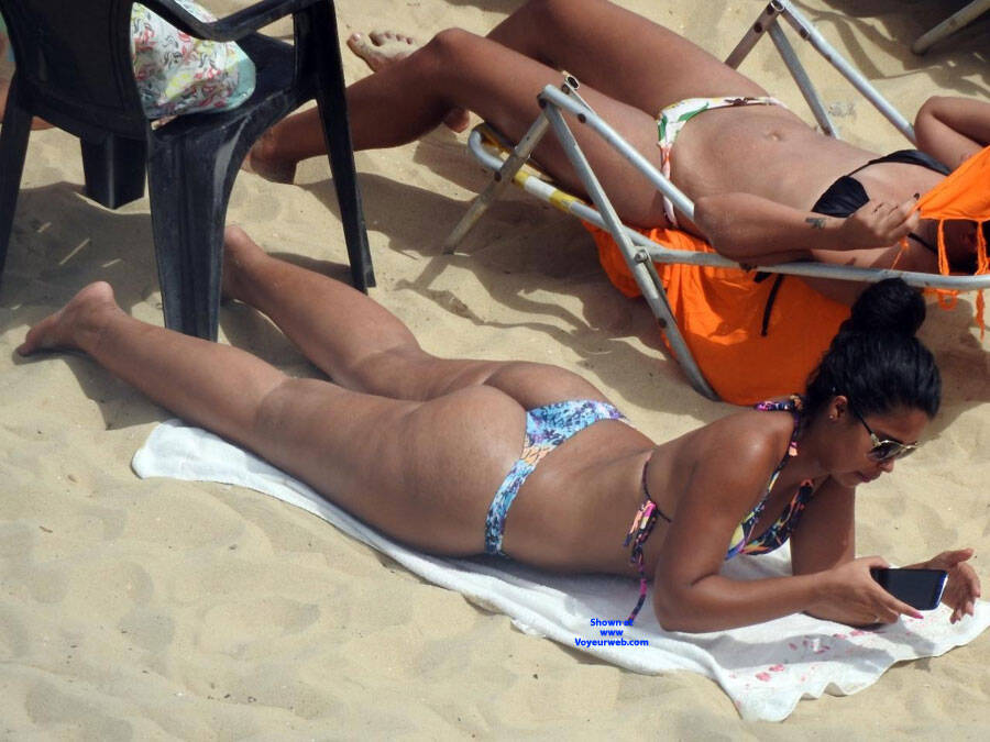 Pic #1PINA BEACH. BRAZIL - Beach, Big Ass, Outdoors, Public Place, Bikini Voyeur, Ebony, Firm Ass, Round Ass, Beautiful Ass