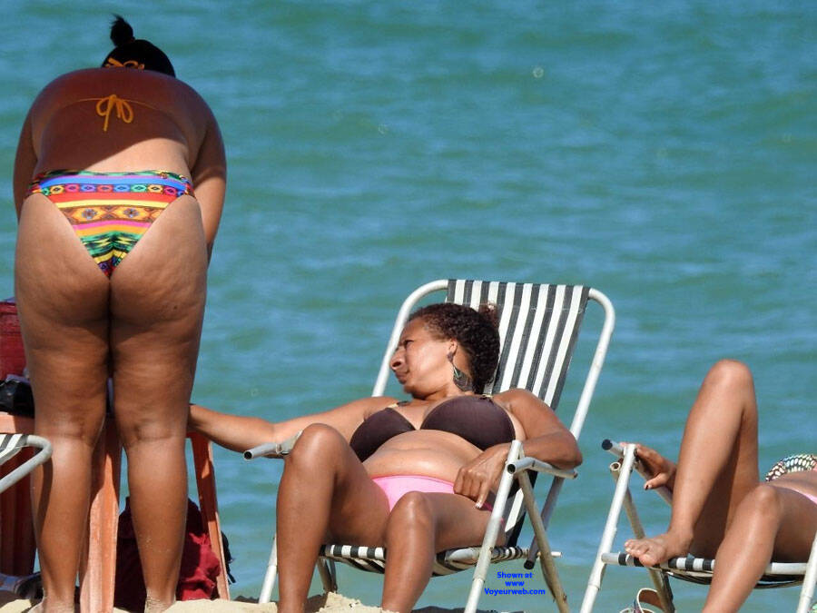 Pic #1TAMBABA BEACH, BRAZIL - Beach, Big Ass, Big Tits, Ebony, Bikini Voyeur, Firm Ass, Round Ass, Beautiful Ass