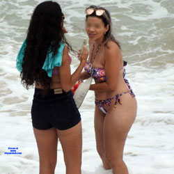 Pic #1 PINA BEACH. BRAZIL 446 - Beach, Beach Pussy, Beach Voyeur, Big Ass, Bikini Voyeur, Brunette, Latina, Outdoors