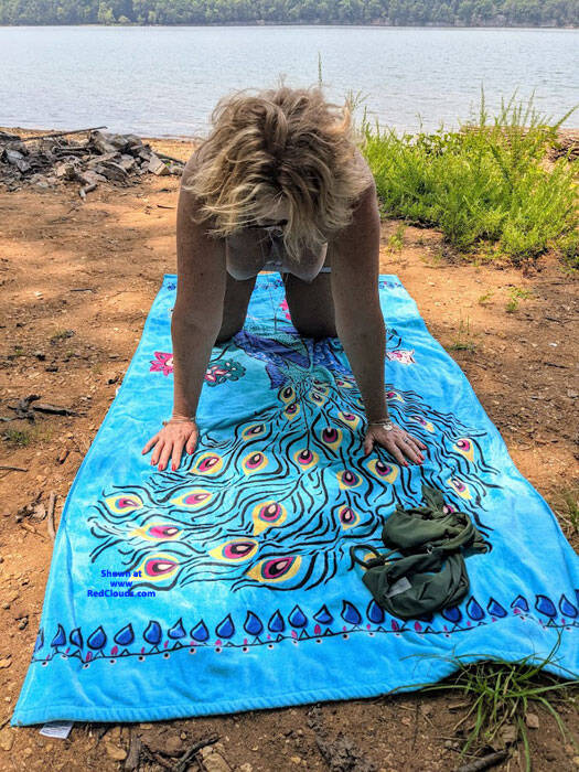 Pic #1stephanie posing outdoors - Bbw, Big Tits, Pussy, Wet, Wet Pussy Pic, Wet Tits, Outdoors