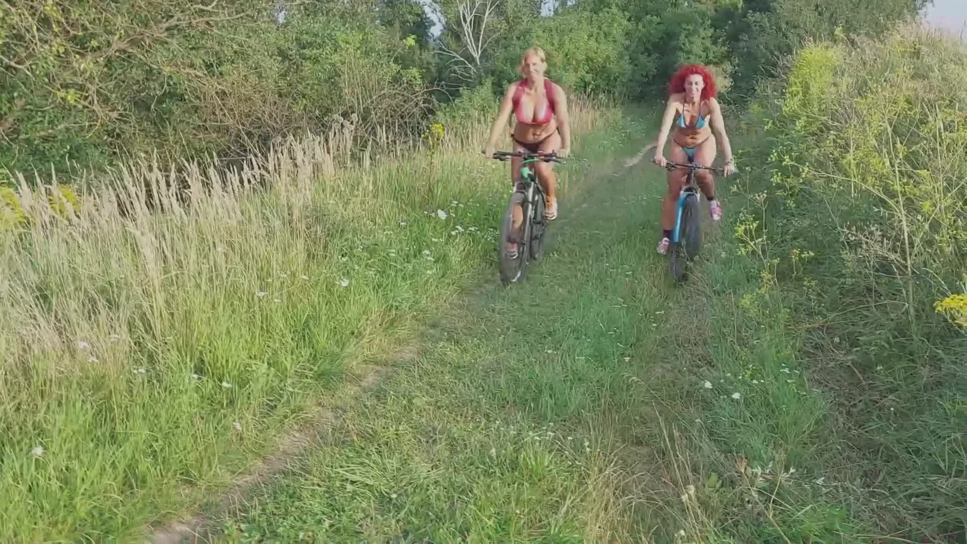 Pic #1Lena and Petula bike adventure. - Blonde, Brunette, Firm Ass, Girl On Girl, Legs Spread Wide Open, Medium Tits, Natural Tits, Nude Amateurs, Nude Friends, Nude Girls, Outdoors, Pussy, Pussy Licking, Pussy Spreading, Redhead, Small Tits