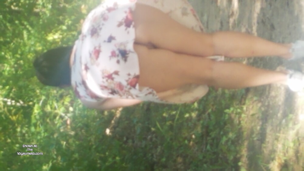 Pic #1First time having sex in the great outdoors - Big Tits, Outdoors, Hanging Tits, Legs Spread Wide Open, Natural Tits, Pussy, Shaved