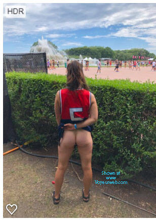 Pic #1Wife Rachel exposed in public nudity - Amateur, Bent Over, Big Ass, Hard Nipples, Outdoors, Pussy, Shaved, Small Tits