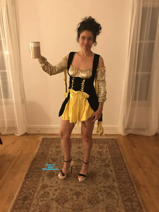 Pic #1special October fest - Amateur, Brunette, Bush Or Hairy, Costume, Hanging Tits, High Heels Amateurs, Homemade Amateur, Natural Tits, Pussy, See Through, Small Tits, Striptease, Women In See Through Clothes