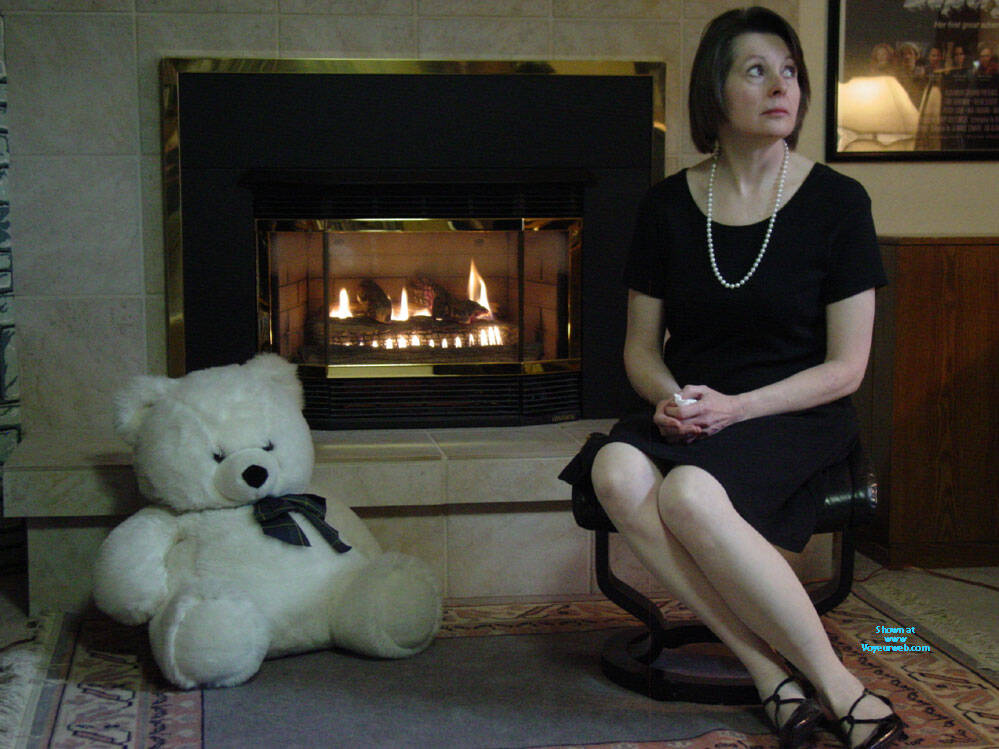 Pic #1Bare warming at the fireplace - Amateur, Brunette, Mature, Mature Ass, Mature Pussy, Medium Tits, Natural Tits, Nude Amateurs, Nude Wives, Pussy, Pussy Hair, Trimmed Pussy, Wives In Lingerie