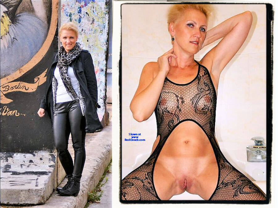 Pic #1Dressed-Undressed - Amateur, Beautiful Ass, Blonde, Firm Ass, High Heels Amateurs, Legs Spread Wide Open, Natural Tits, Nude Amateurs, Outdoors, Pussy, See Through, Shaved, Small Tits, Women In See Through Clothes