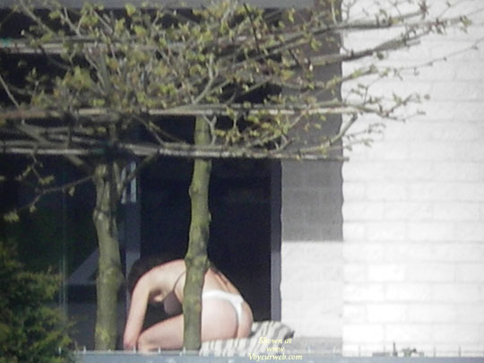 My Lovely Neighbour Continious! , She Only Tan&#39;s Topless And In Her G String When Her Man Isn&#39;t Home ;)