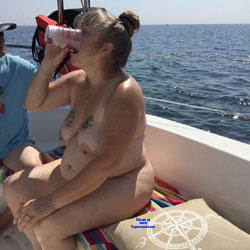 Pic #1 Blonde BBW on boat