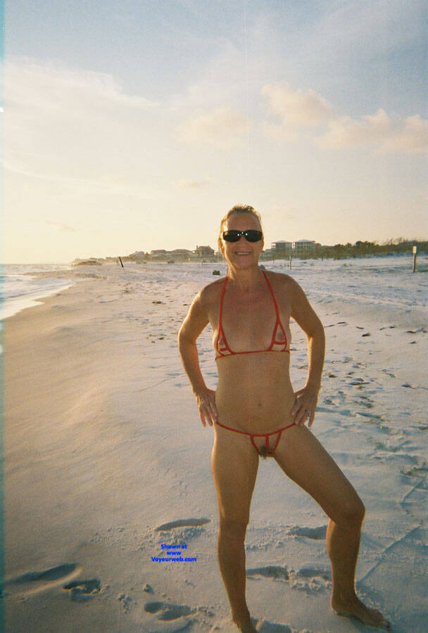 Linda at Pensacola Beach , <span Style="background-color: Rgb(36, 36, 36);"><font Color="#ffffff" Face="PT Sans, Arial, Serif"><span Style="word-spacing: 1px;">bikinLinda Has Turned Herself Over To Me.  I Have Taken Ownership Of Her And Am Exposing Her.....body And Soul To The World.  You Can Learn More About Her In Her Personal Blog "https://lindabethswhoretales.blogspot.com/" Or Email Her At linda195306@gmail.com  Here She Is At Pensacola Beach In A Scandalous bikini.</span></font></span>