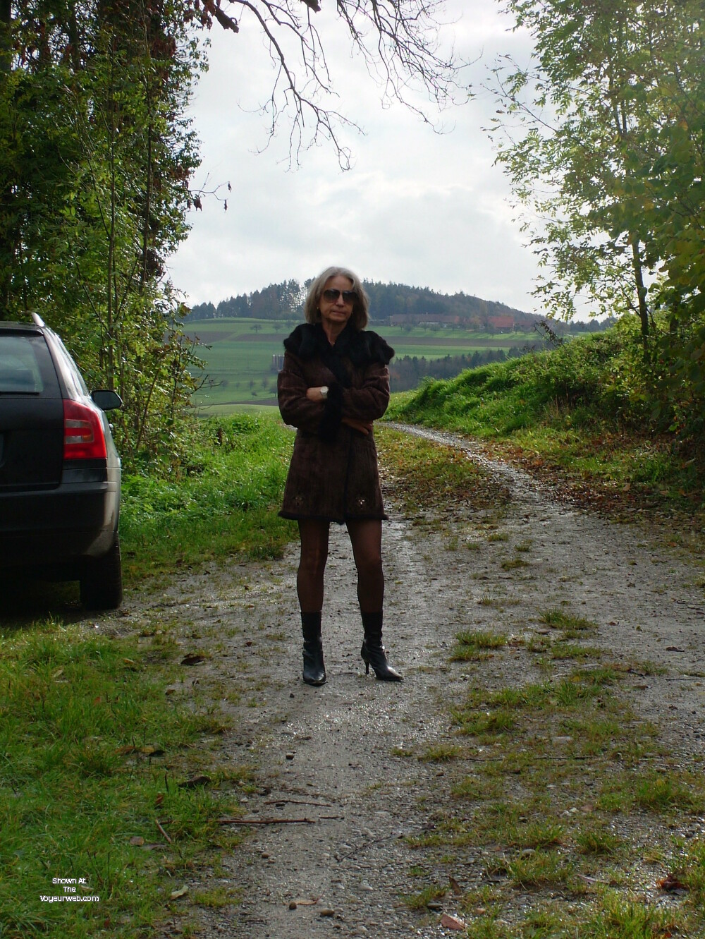 Pic #1Moscha ist happy outside - Amateur, Flashing, Flashing Tits, Hanging Tits, Hard Nipples, High Heels Amateurs, Homemade Amateur, Mature, Mature Ass, Mature Pussy, Natural Tits, Nature, Outdoors, Pussy, Small Tits