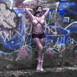 Pic #1Raven under the Tracks - Amateur, Ass, Big Ass, Big Tits, Brunette, Firm Ass, Hard Nipples, Homemade Amateur, Lingerie, Outdoors, S&amp;m, Sexiest Legs