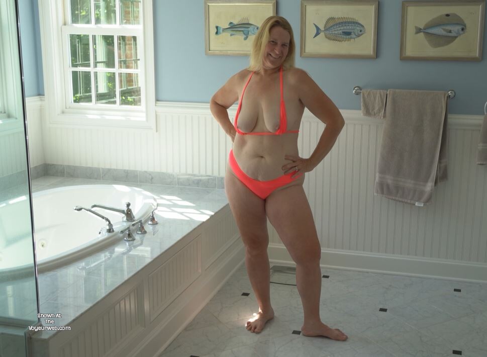 Pic #1 Large tits of my wife - Diane
