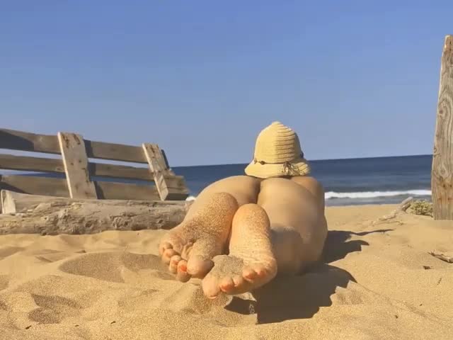 Pic #1Nude on the beach.