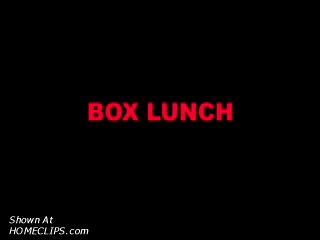 Pic #1Box Lunch