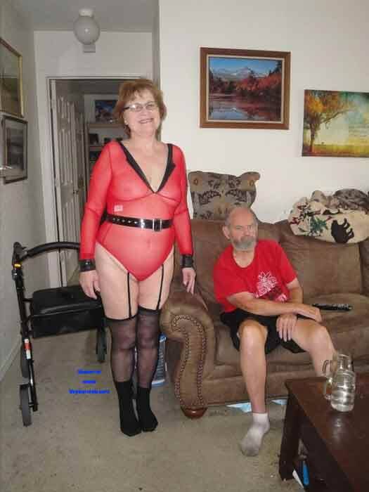 Pic #1Modeling my Santa helper suit  - Amateur, Big Ass, Costume, Mature, Mature Ass, Mature Pussy, Medium Tits, Natural Tits, See Through, See Through Panties, Wives In Lingerie