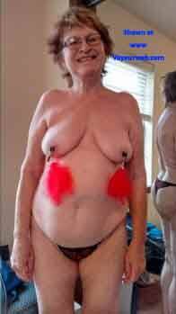 Pic #1Tittie Clamps with Feathers 