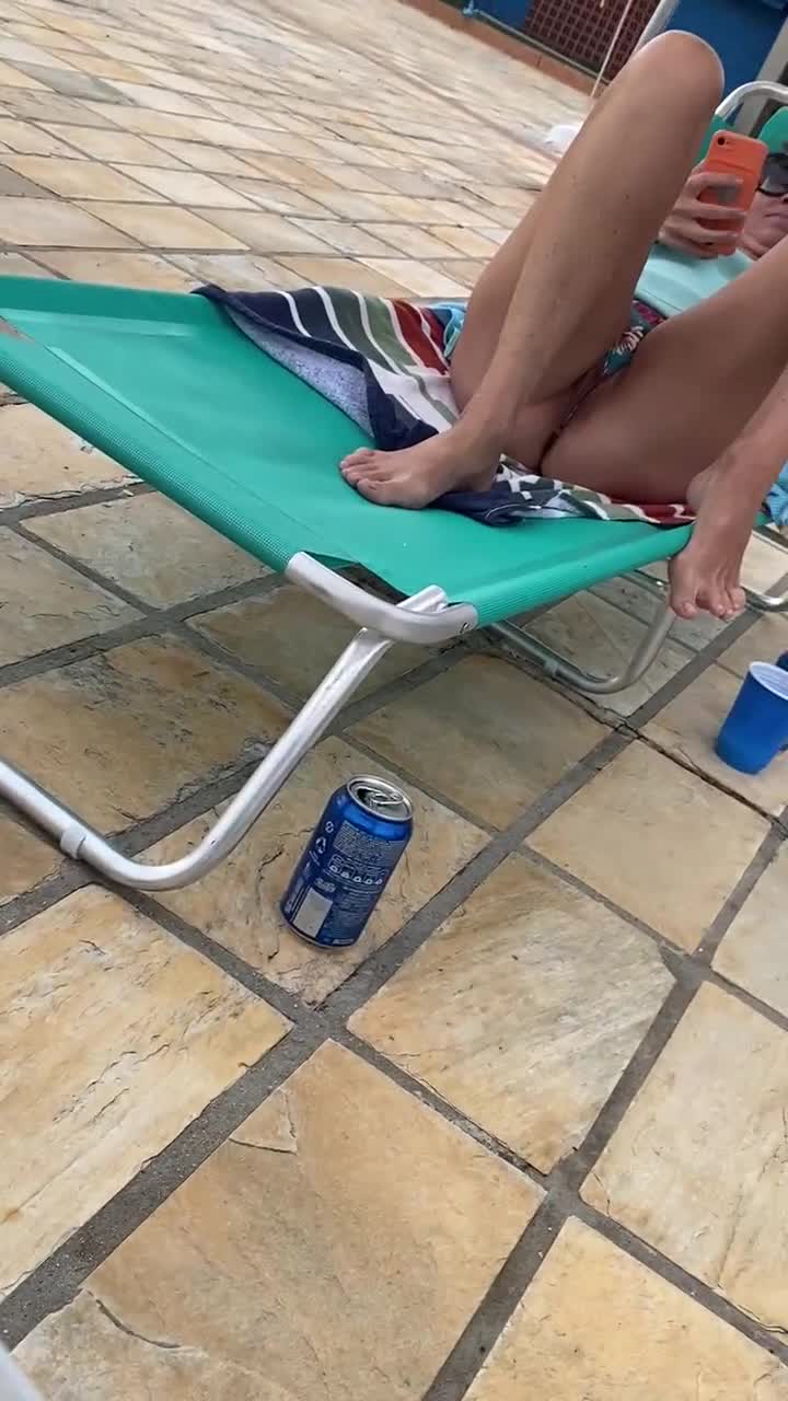 Pic #1Bikini pussy slip.