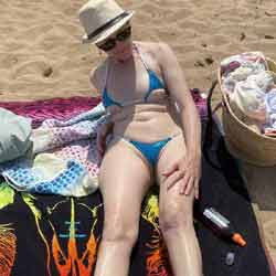 Pic #1 Micro Bikini on the Beach