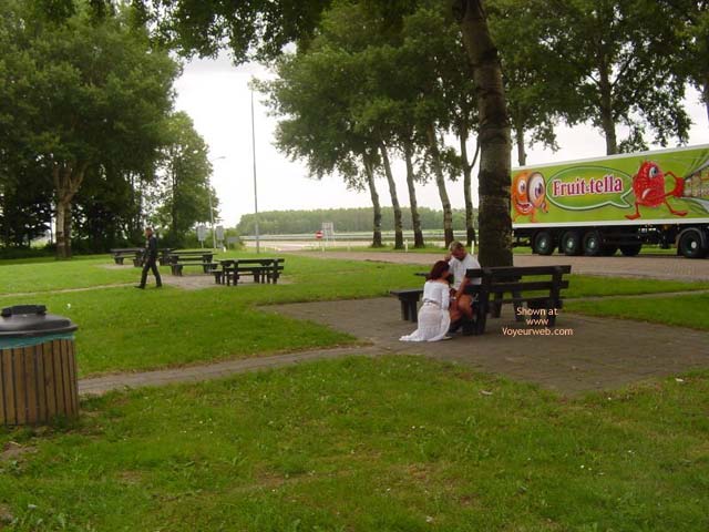 Pic #1Monique Play On A Parking With A Man