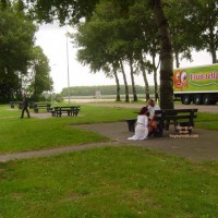 Monique Play On A Parking With A Man