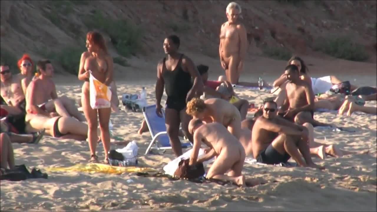 Pic #1Barcelona Beach Exhibitionist - Beach, Public Exhibitionist