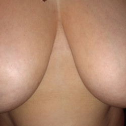 Very large tits of my wife - My wife