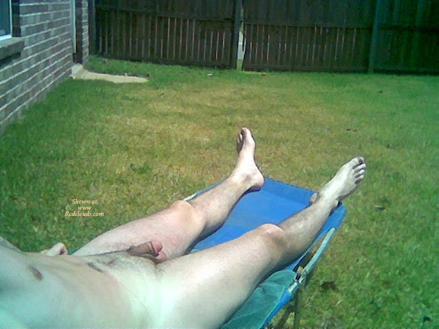 Pic #1Tanning In Backyard
