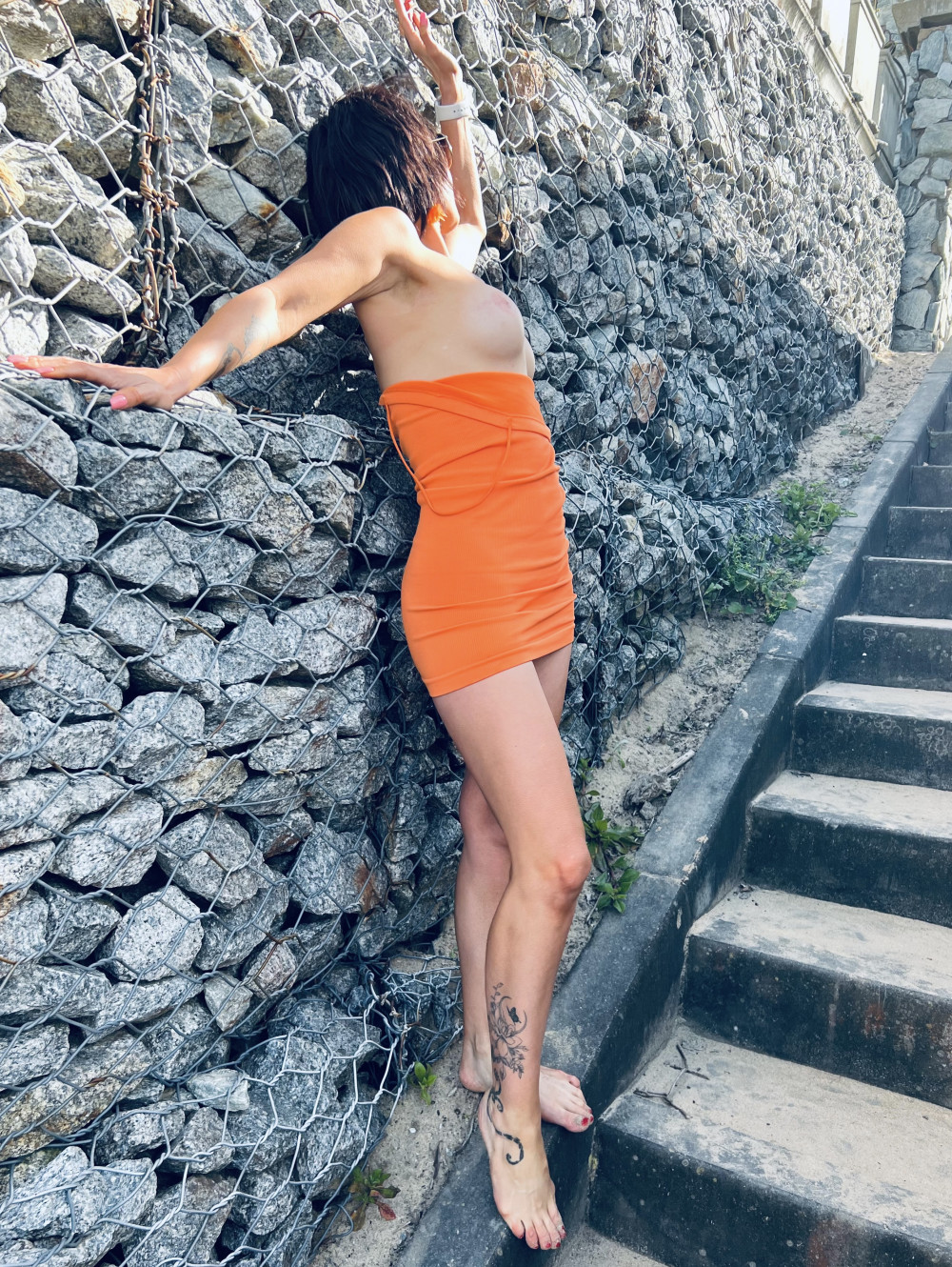 Pic #1The Stairs - Amateur, Ass, Bent Over, Brunette, Firm Ass, Flashing, Flashing Tits, Hard Nipples, Legs Spread Wide Open, Medium Tits, Milf, Milf Ass, Outdoors, Pantieless Wives, Perky Boobs, Public Exhibitionist, Public Place, Pussy, Round Tits, Sexiest Legs, Sexy Wives, Shaved, Tattoos, Topless Amateurs, Topless Wives