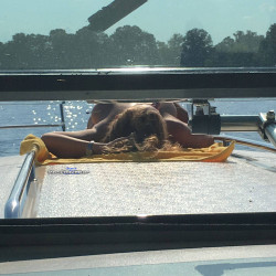 nude on the boat - Amateur, Big Tits, Nature, Nude Amateurs, Nude Wives, Outdoors, Pussy, Shaved