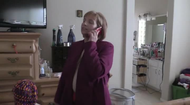 Pic #1Granny Mrs Jones is out of boob lube and needs her neighbors help