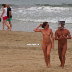 Nicol fucks a stranger on the beach in full view of everyone. 1