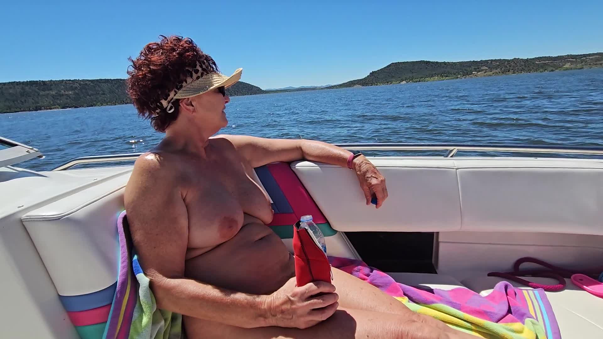 Pic #1Sending greetings from the boat