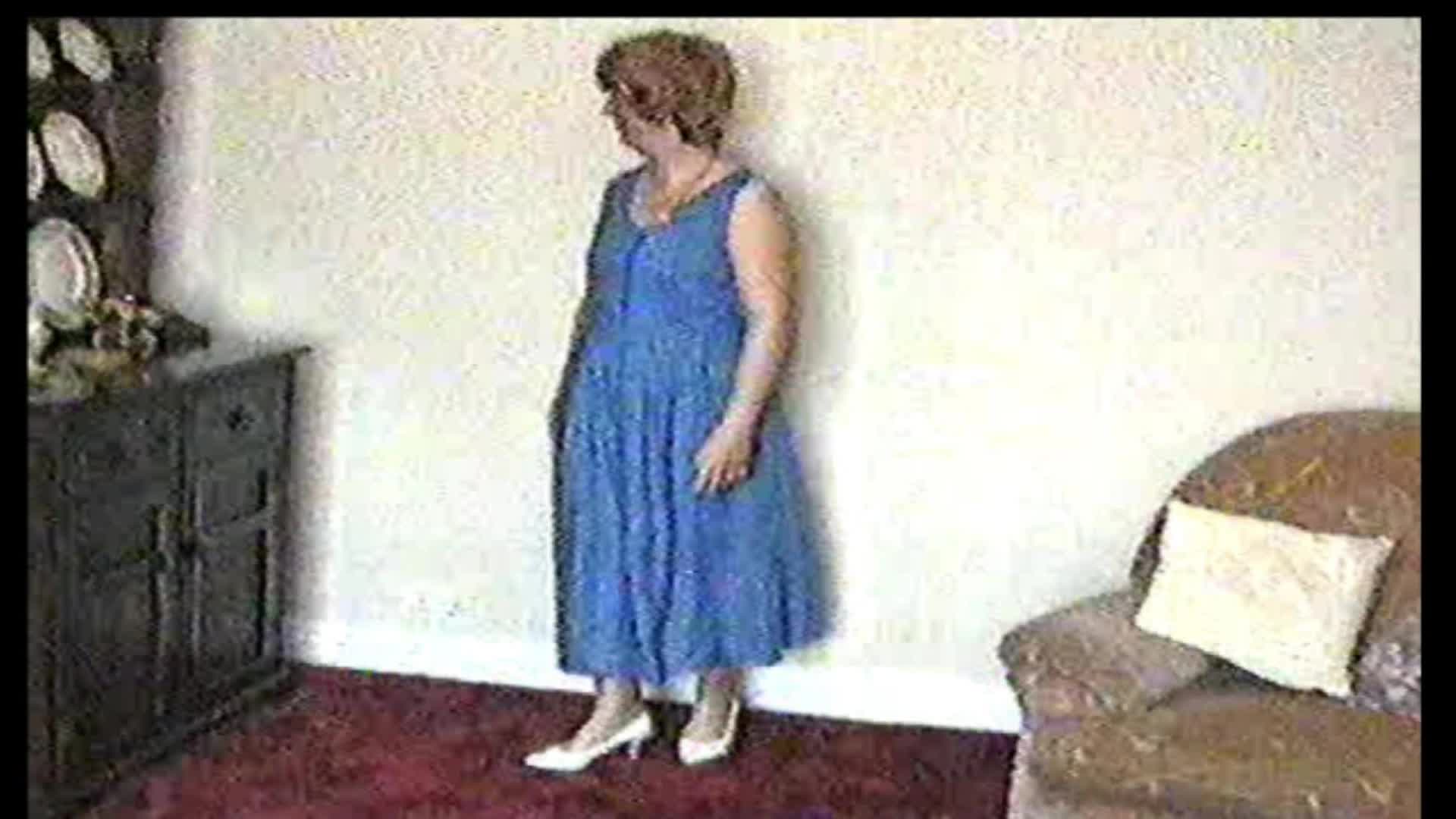 Pic #1Granny pants striptease