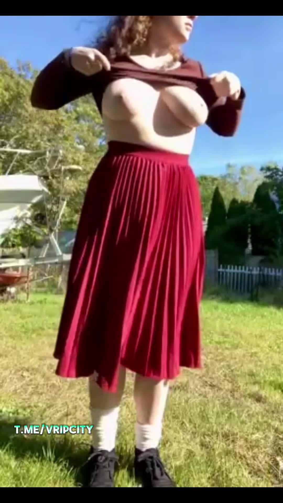 Pic #1Stripping Naked Outoor - Bent Over, Big Ass, Big Tits, Girls Stripping, Nude Amateurs, Nude Wives, Outdoors, Pussy