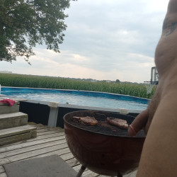 Pic #1 Enjoying the weather and the pool