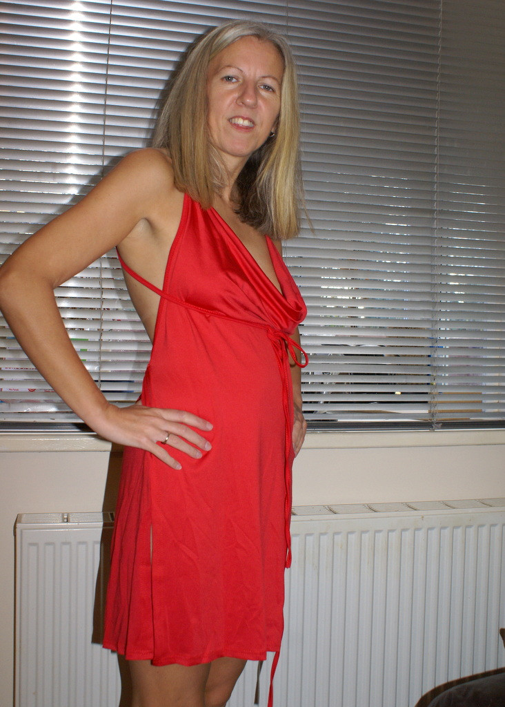 Pic #1Michelle -Red Dress and  Boots - Amateur, Blonde, Close-ups, Cunt Pics, Flashing, Flashing Tits, Hanging Tits, Hard Nipples, High Heels Amateurs, Homemade Amateur, Legs Spread Wide Open, Milf, Milf Ass, Natural Tits, Pantieless Wives, Pussy, Sexy Wives, Shaved