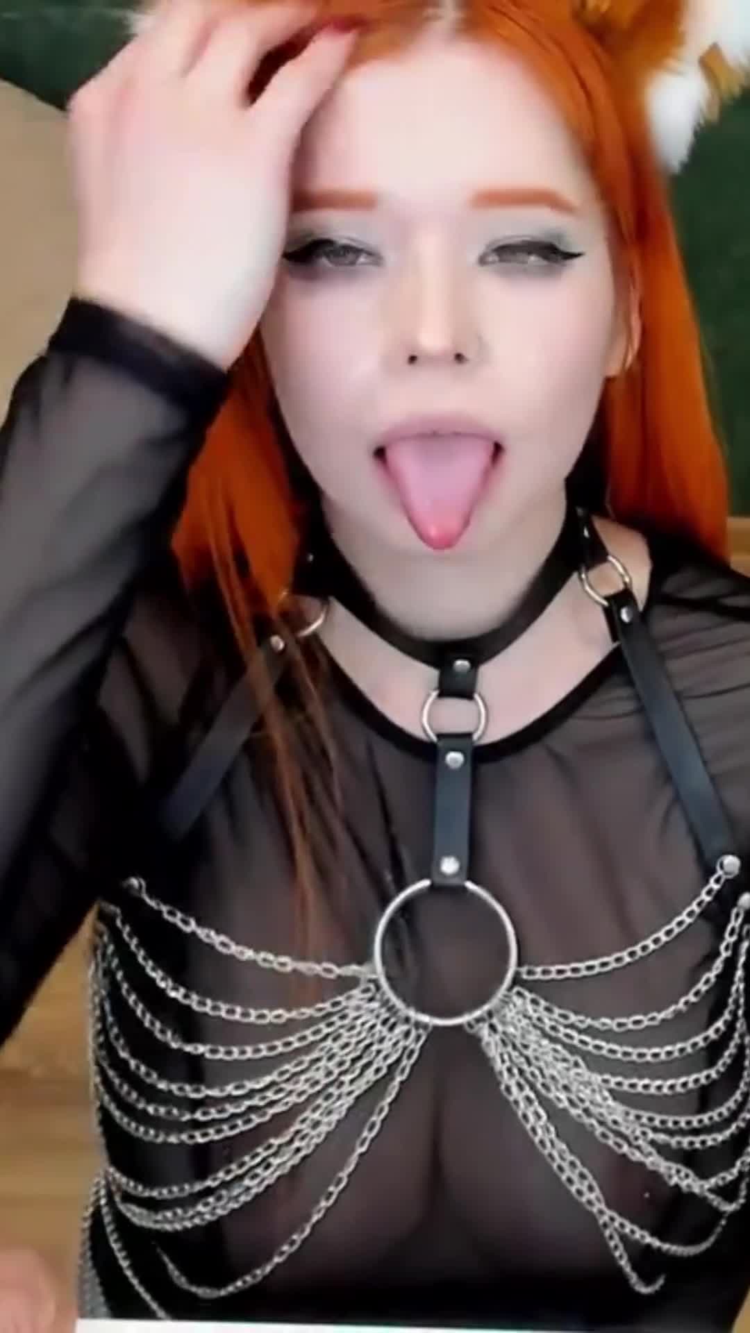 Pic #1Arikajoy Tongued Out Orgasm Face