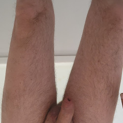 Pic #1Spa, Bath, Shoiwer, nude, male, masturbation, uncircumsized, penis, shaved but hairy