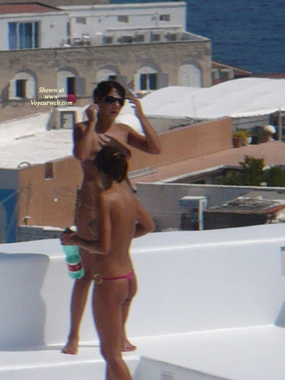 Pic #1 Topless On The Terrace 03