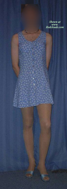 Pic #1 Tightsboy In Dress And Tan Tights