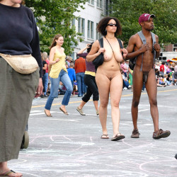 Pic #1 Black Couple At Fremont Solstice Parade