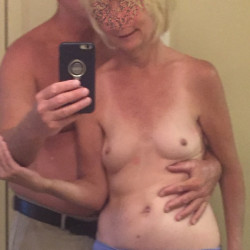 Very small tits of my wife - Katie
