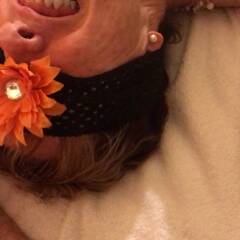 Kathy has loud consecutive cums