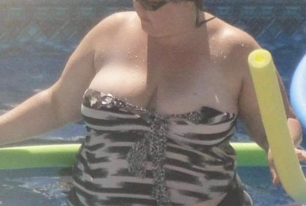 Pic #1 Showing off the girls at the pool