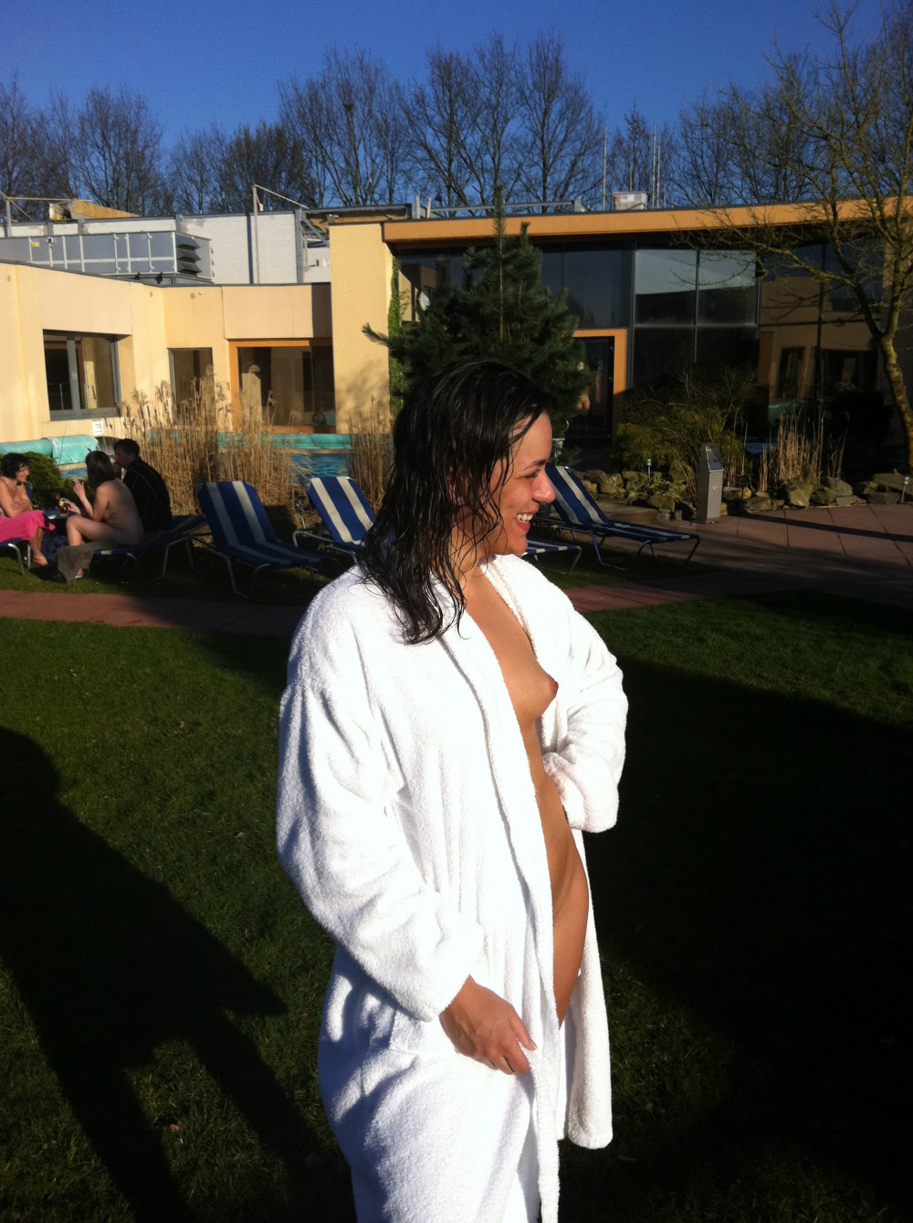 Pic #1 Small tits of my wife - Latina Belga