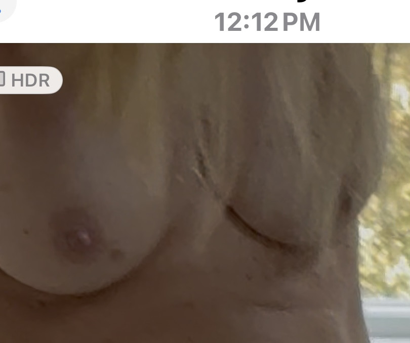 Pic #1 Large tits of my wife - Granny