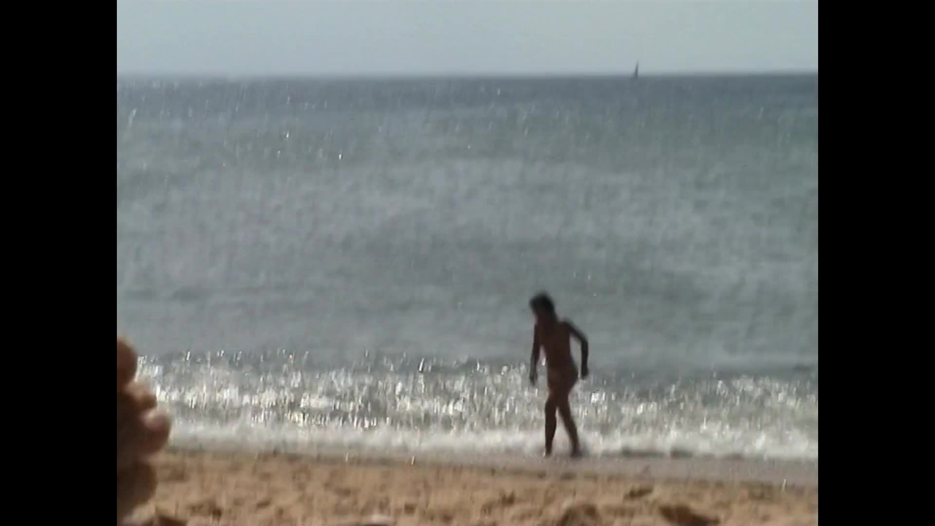 Pic #1Proudly Showing her Nips on Public Beach